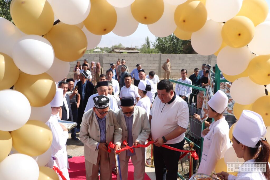Kitob tumanining chekka hududida yangi tibbiyot maskani foydalanishga topshirildi